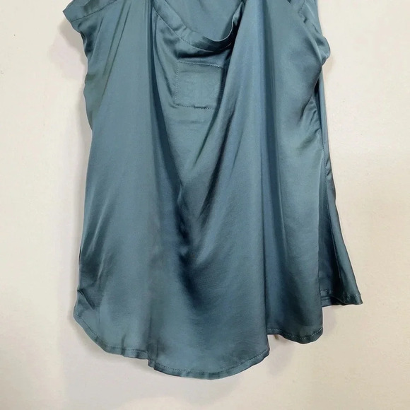 Chaser Silky Ladder Back Teal Cami - Picture 6 of 9